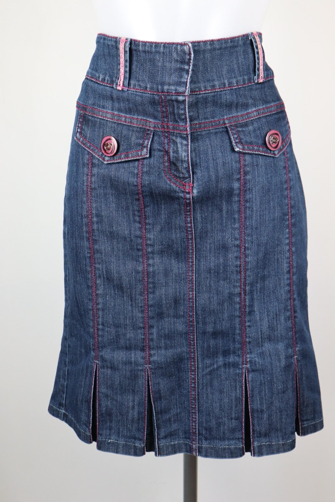 ROCCOBAROCCO JEANS GONNA DENIM DONNA WOMAN SKIRT Tg. 44 CASUAL VINTAGE COTONE