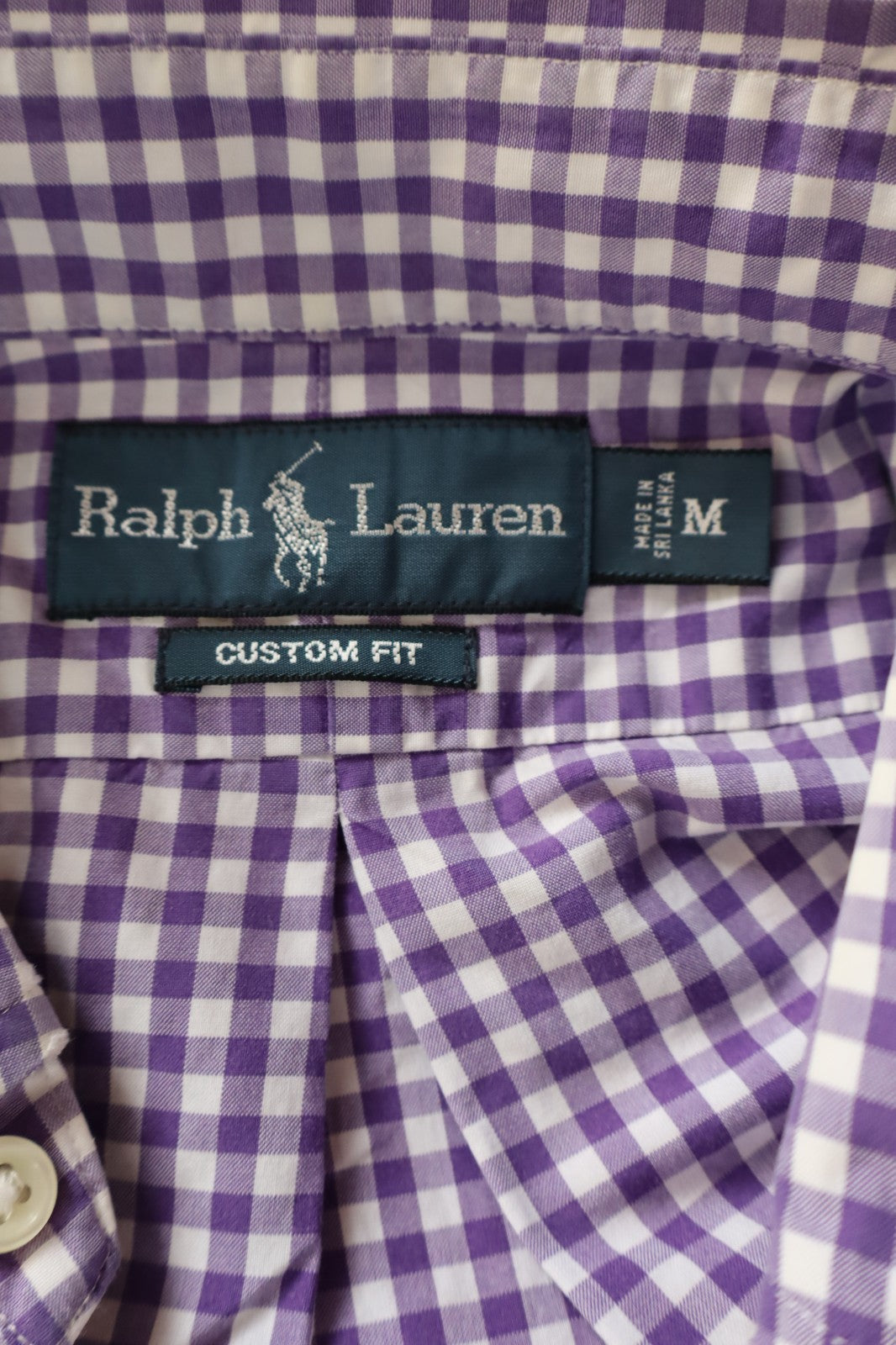 RALPH LAUREN CAMICIA SHIRT UOMO TG. M MAN VINTAGE CASUAL 100% COTONE
