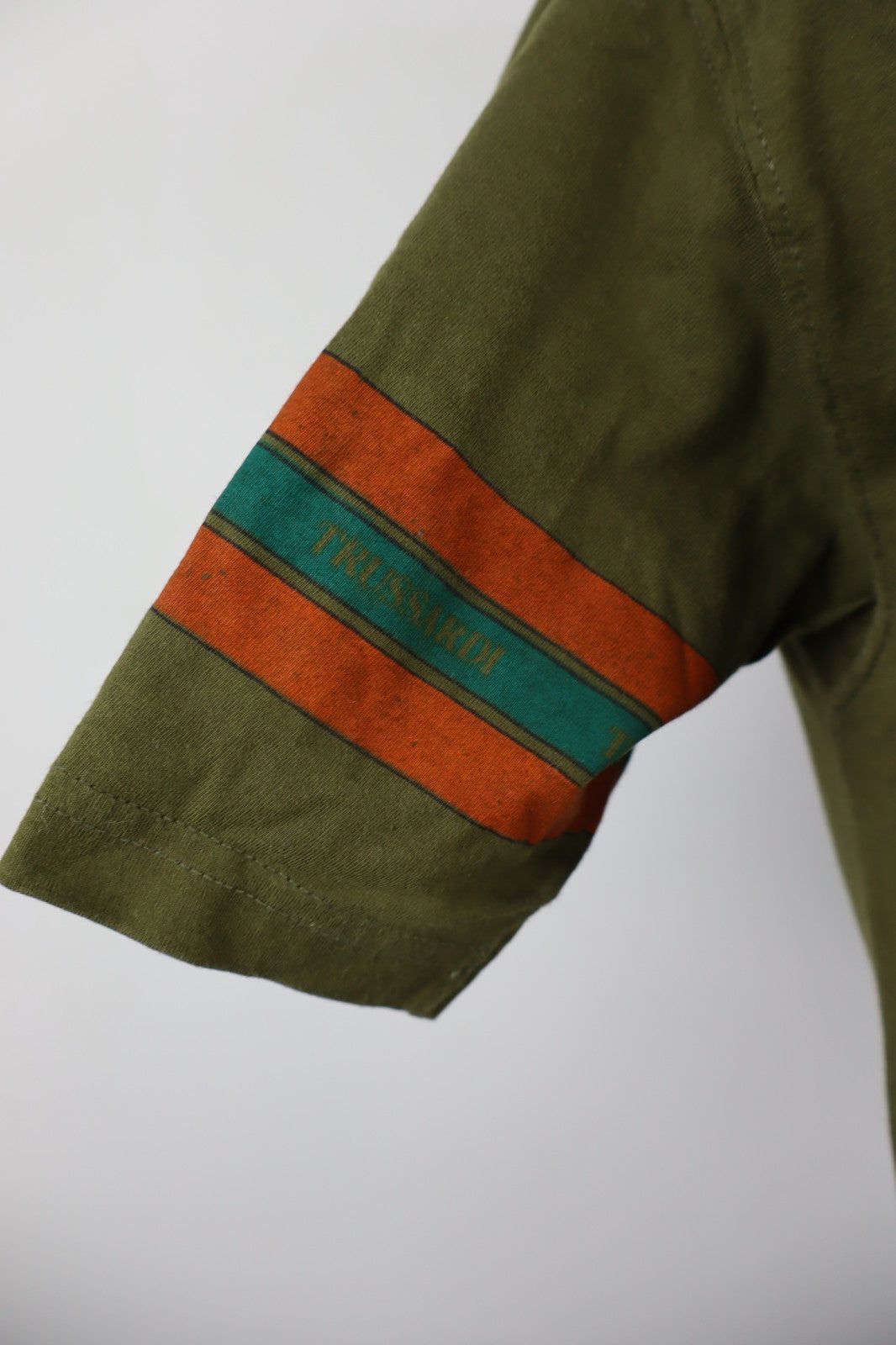 TRUSSARDI  ACTION MAGLIA UOMO COTONE TG M MAN COTTON T-SHIRT CASUAL VINTAGE LOGO