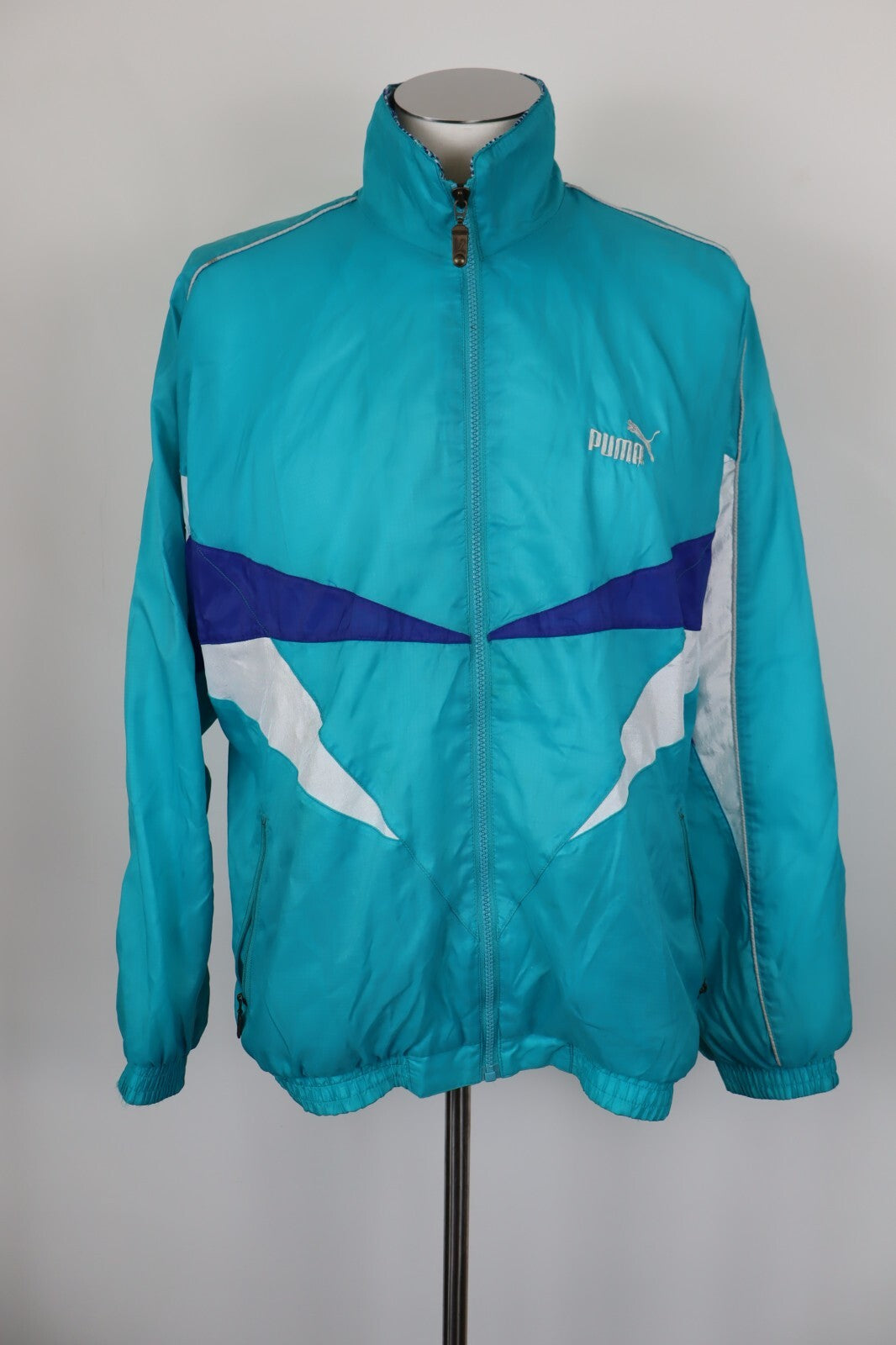 PUMA GIACCA SPORTIVA UOMO Tg. L MAN CASUAL SPORT JACKET VINTAGE
