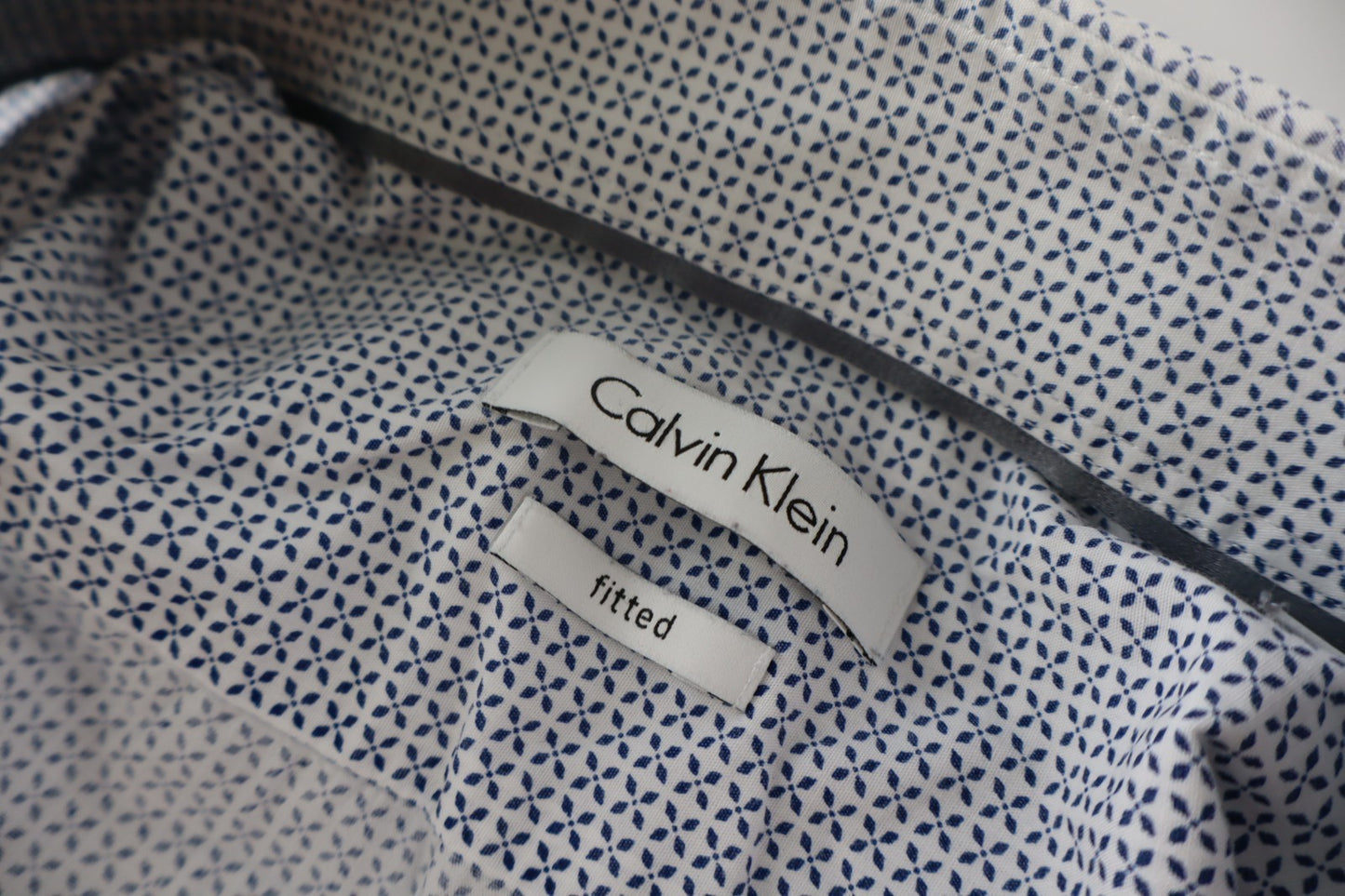 CALVIN KLEIN CAMICIA UOMO 41 16 MAN CASUAL VINTAGE SHIRT COTONE COTTON LOGO