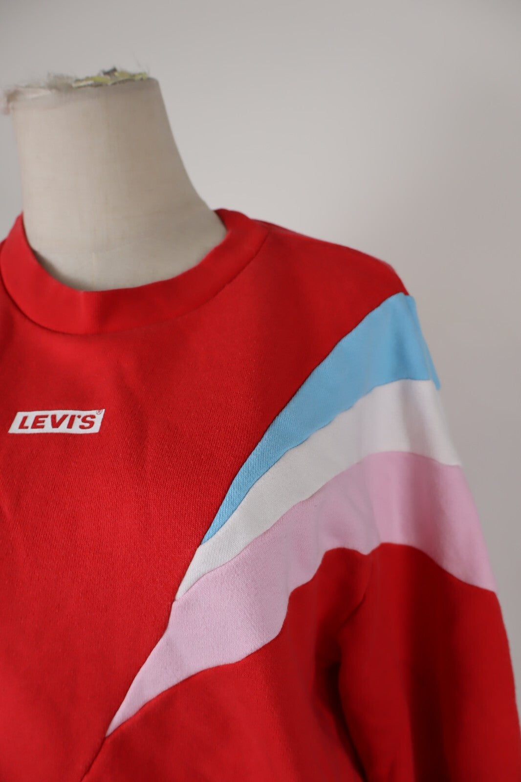 LEVI'S FELPA MAGLIA DONNA Tg S WOMEN CASUAL VINTAGE SPORT SWEATSHIRT