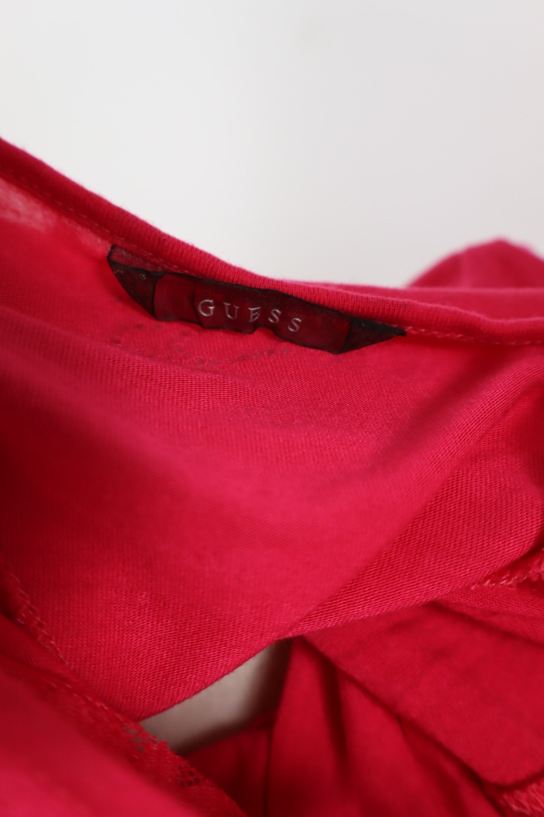 GUESS MAGLIA DONNA TG. M WOMAN CASUAL VINTAGE T-SHIRT TOP COTONE