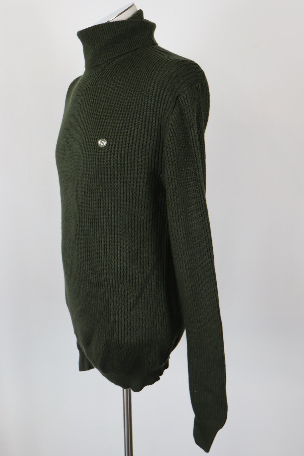SUPERGA MAGLIONE VINTAGE LANA MERINO UOMO Tg. L MAN WOOL SWEATER CASUAL