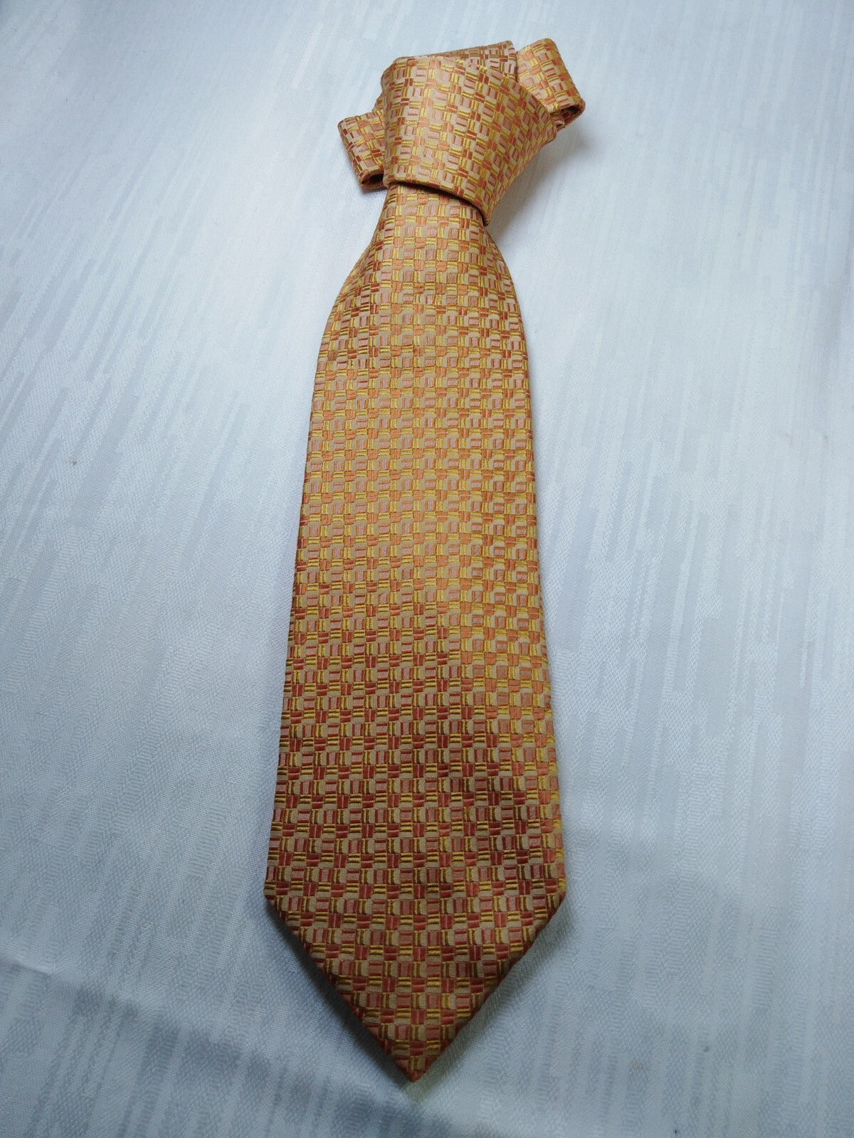 LES COPAINS 100% SILK TIE SETA CRAVATTA NECKTIE MADE IN ITALY CLASSIC