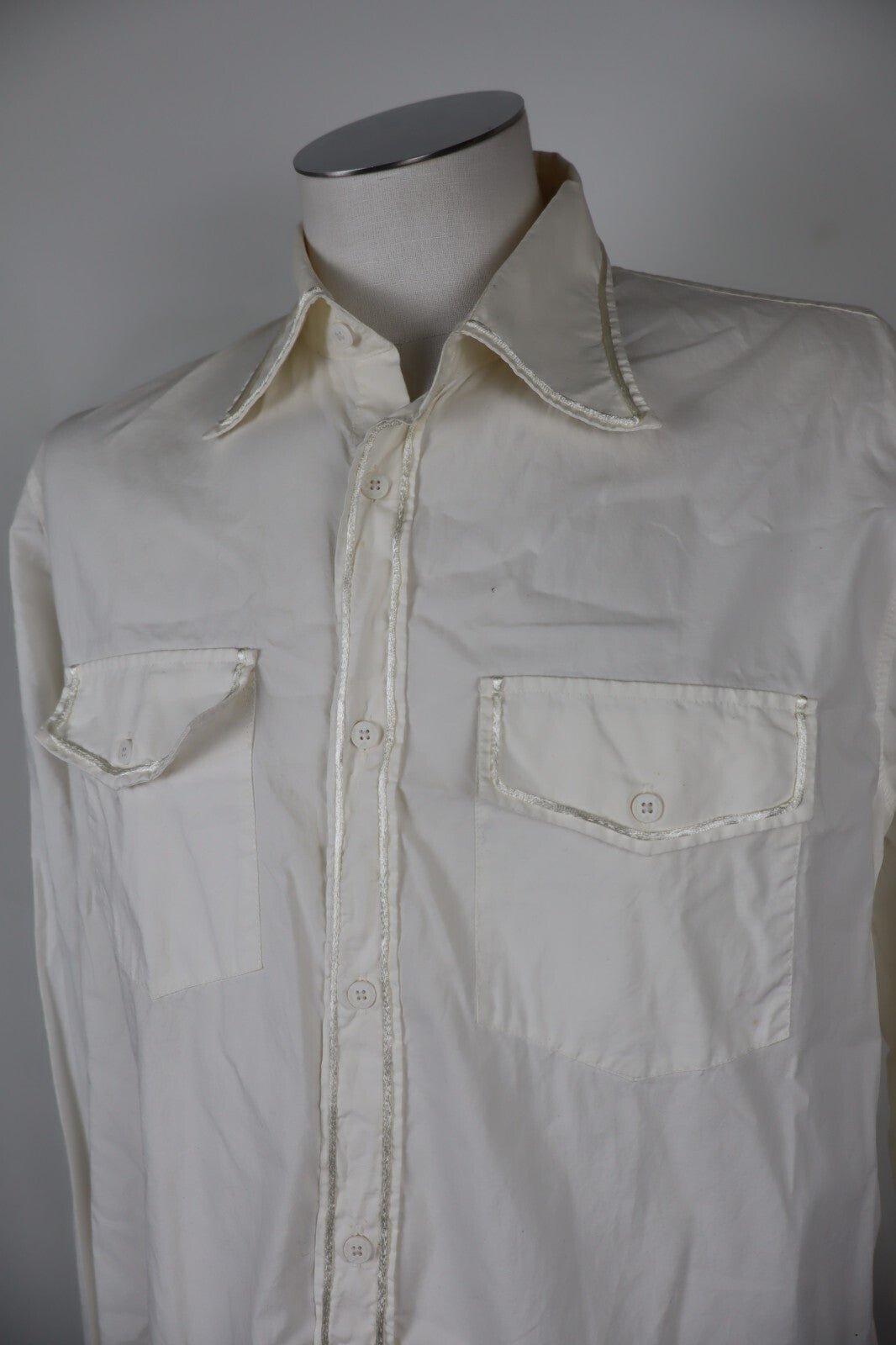 EMPORIO ARMANI  CAMICIA SHIRT UOMO MAN TG. XL CASUAL VINTAGE COTTON COTONE