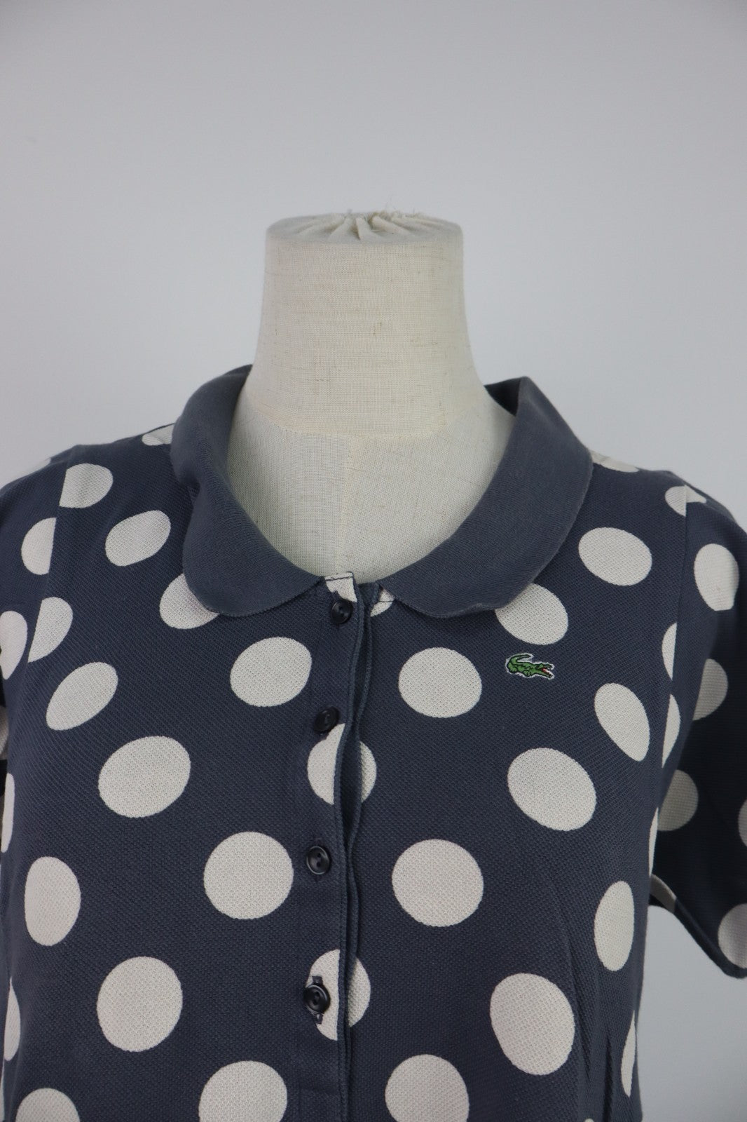 LACOSTE VESTITO POLO DONNA TG. 40 WOMAN CASUAL VINTAGE DRESS COTONE