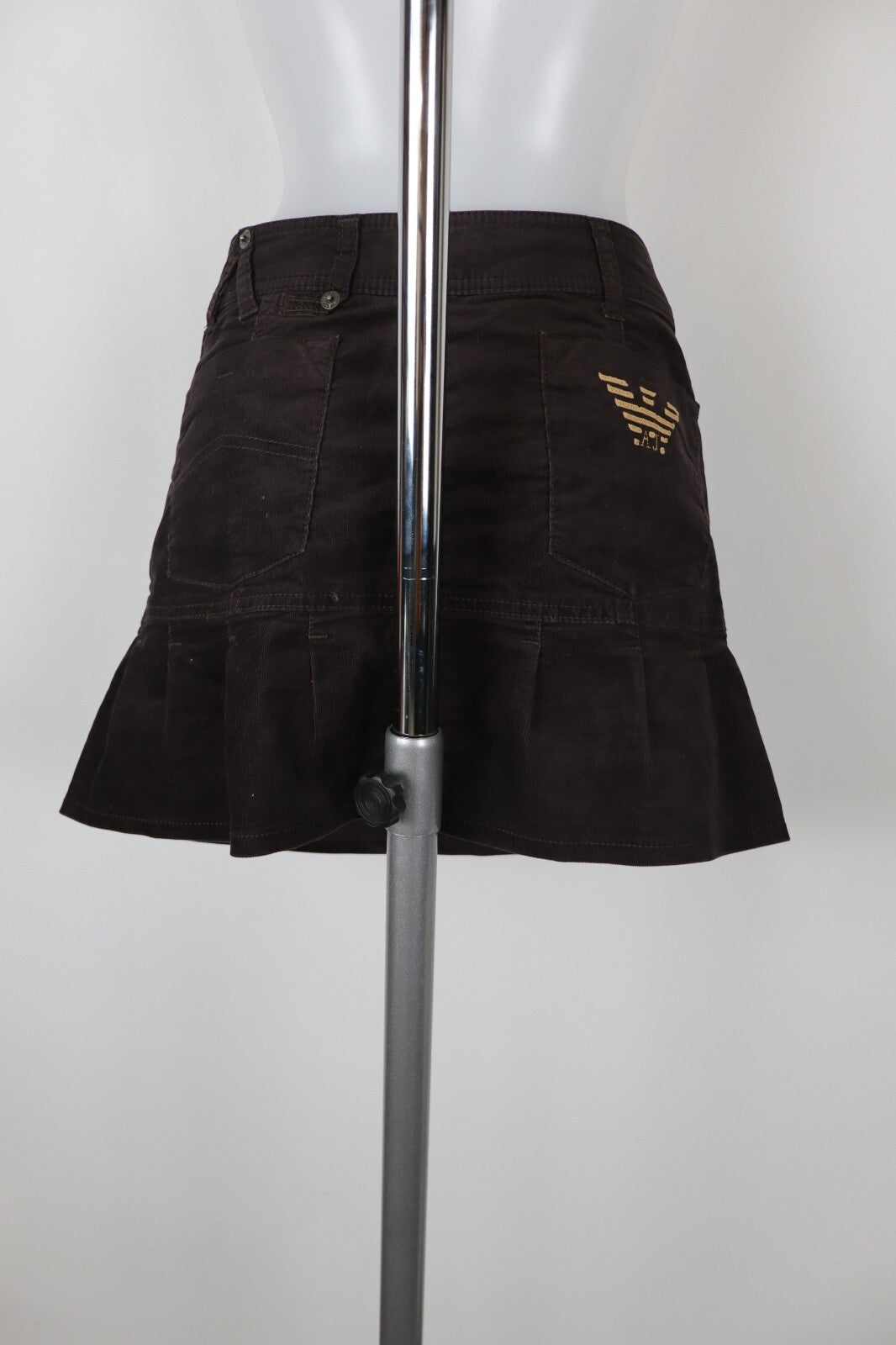 ARMANI JEANS GONNA DONNA WOMAN SKIRT Tg. 42 CASUAL MADE IN ITALY VELLUTO