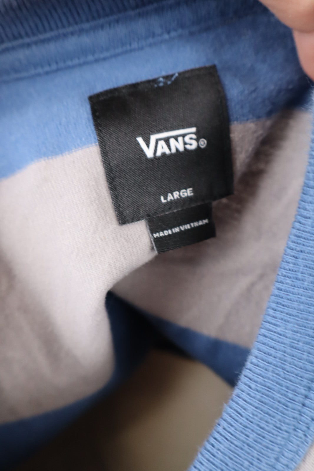 VANS MAGLIA UOMO TG. L MAN T-SHIRT VINTAGE CASUAL LOGO ITALY COTONE
