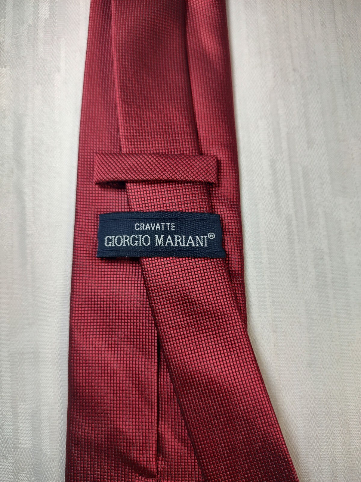 GIORGIO MARIANI 100% SILK TIE SETA CRAVATTA NECKTIE MADE  ITALY SELF TIPPED