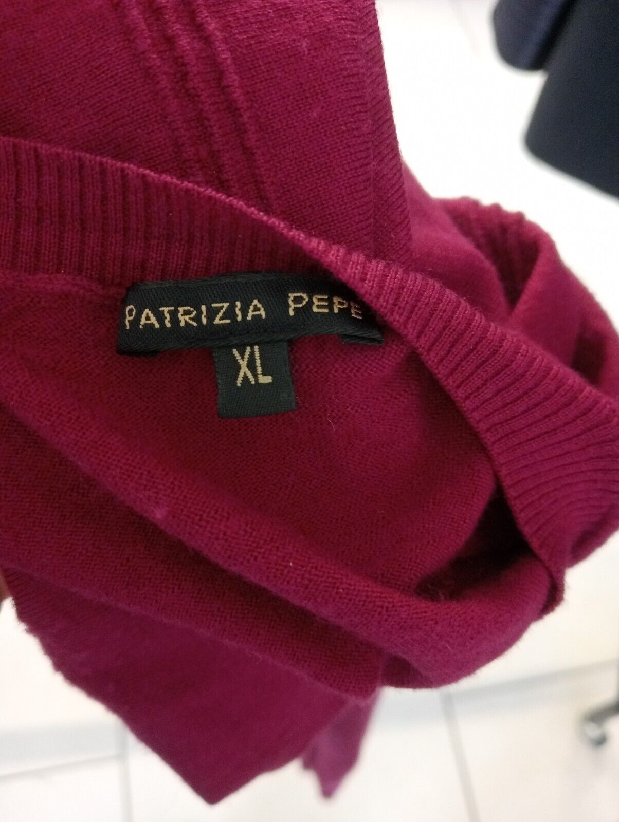 PATRIZIA PEPE MAGLIONE LANA WOOL DONNA Tg. XL WOMAN CASUAL SWEATER VINTAGE