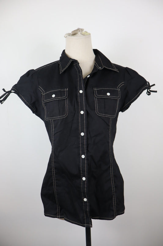 TOMMY HILFIGER CAMICIA DONNA TG M WOMAN SHIRT CASUAL VINTAGE COTONE COTTON