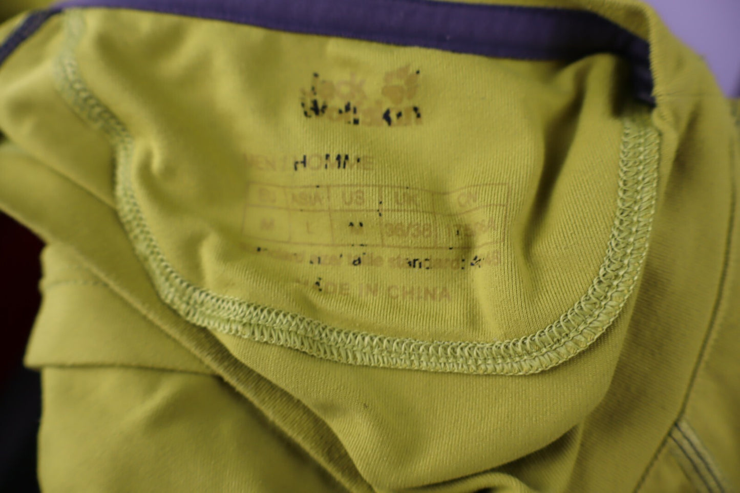 JACK WOLFSKIN MAGLIA UOMO TG M MAN T-SHIRT CASUAL VINTAGE