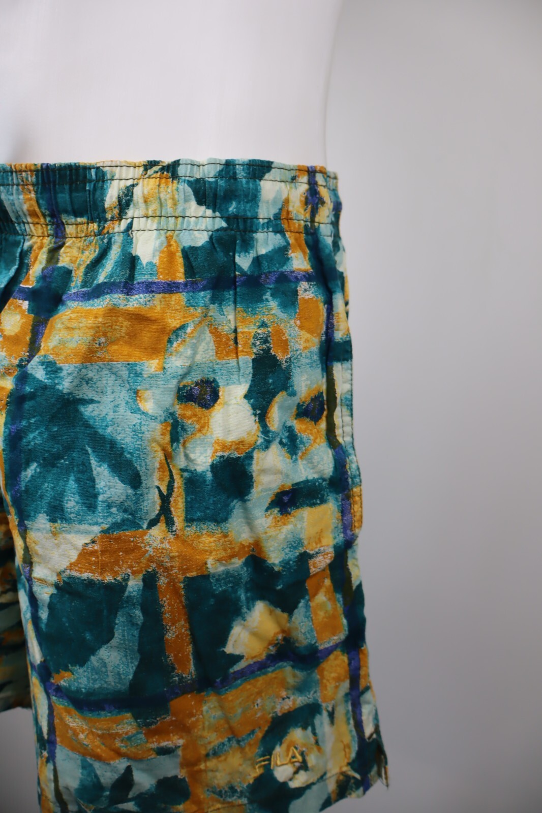 FILA COSTUME PANTALONCINO MARE UOMO TG 52 MEN SWIMSUIT VINTAGE CASUAL