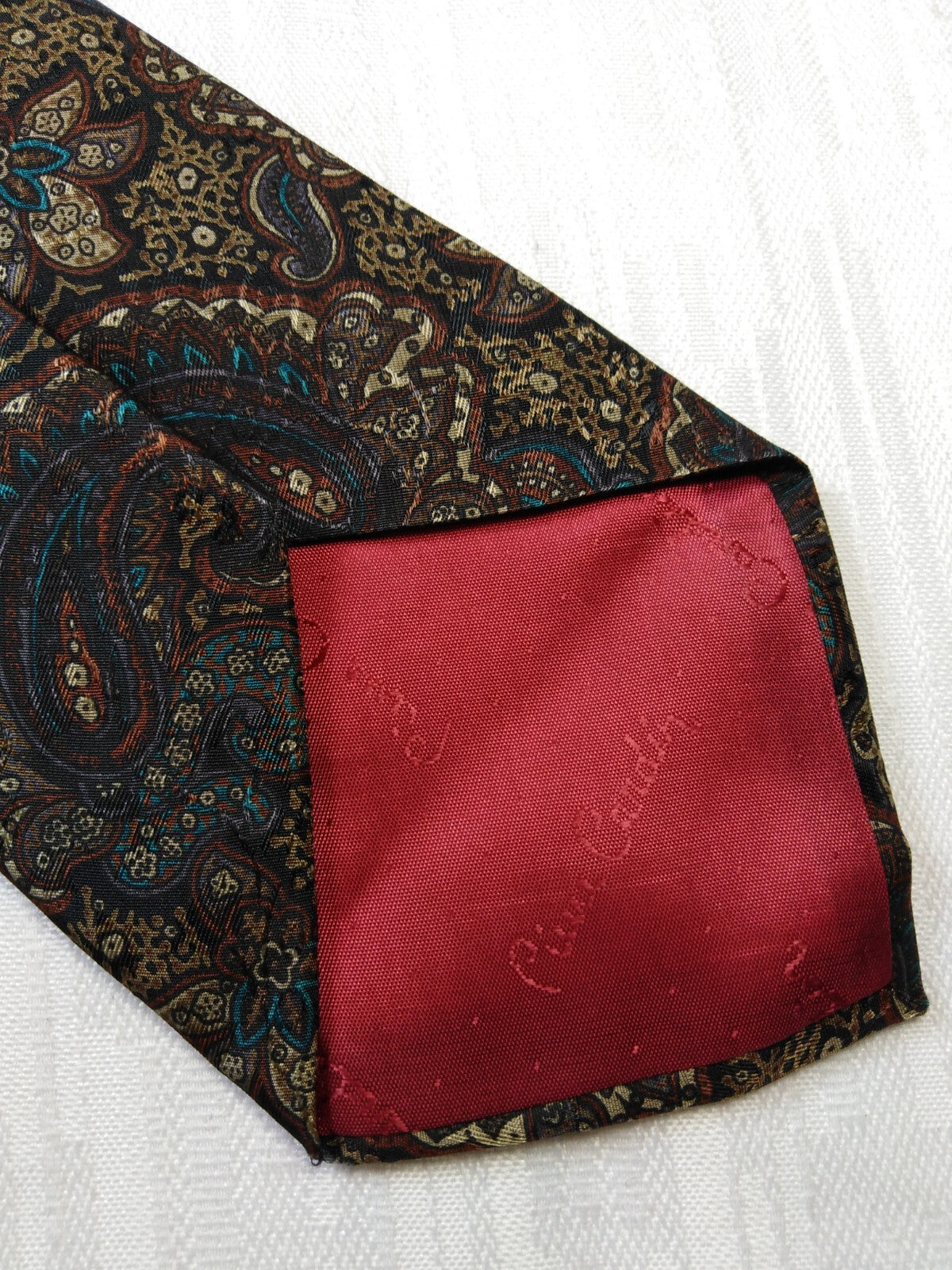 PIERRE CARDIN 100% SILK TIE SETA CRAVATTA NECKTIE MADE IN ITALY