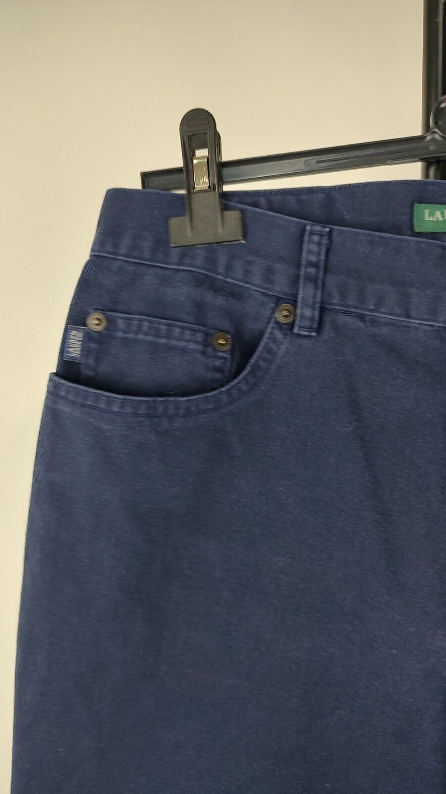 LAUREN RALPH LAUREN JEANS PANTALONCINO DENIM DONNA TG 6 WOMAN VINTAGE SHORTS