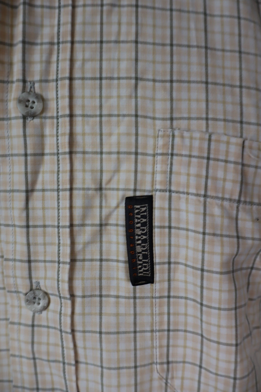 NAPAPIJRI CAMICIA UOMO COTONE TG. M MAN CASUAL VINTAGE COTTON SHIRT