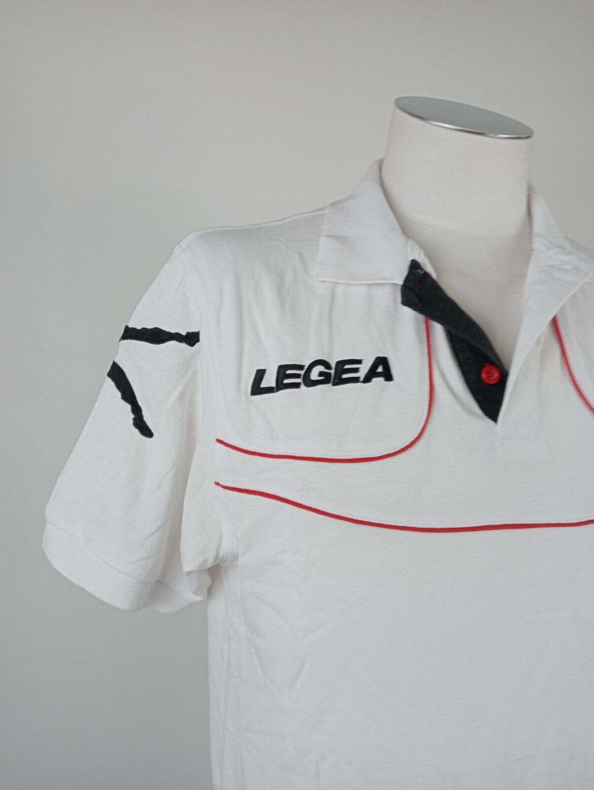 LEGEA GRANADA MAGLIA POLO CALCIO TRIKOT UOMO TG. XL SOCCER JERSEY VINTAGE