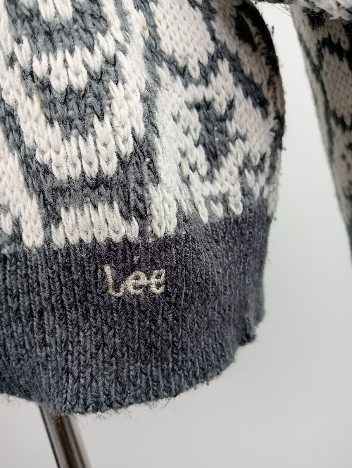 LEE MAGLIONE LANA MAGLIA WOOL UOMO TG M MAN SWEATER CASUAL VINTAGE