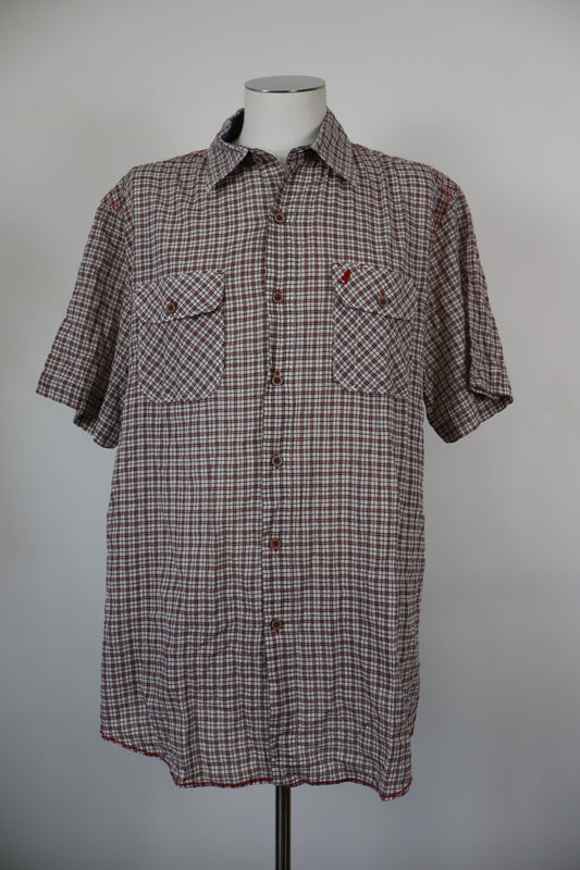 MARLBORO CLASSICS CAMICIA UOMO COTONE TG 3XL MAN CASUAL VINTAGE SHIRT COTONE