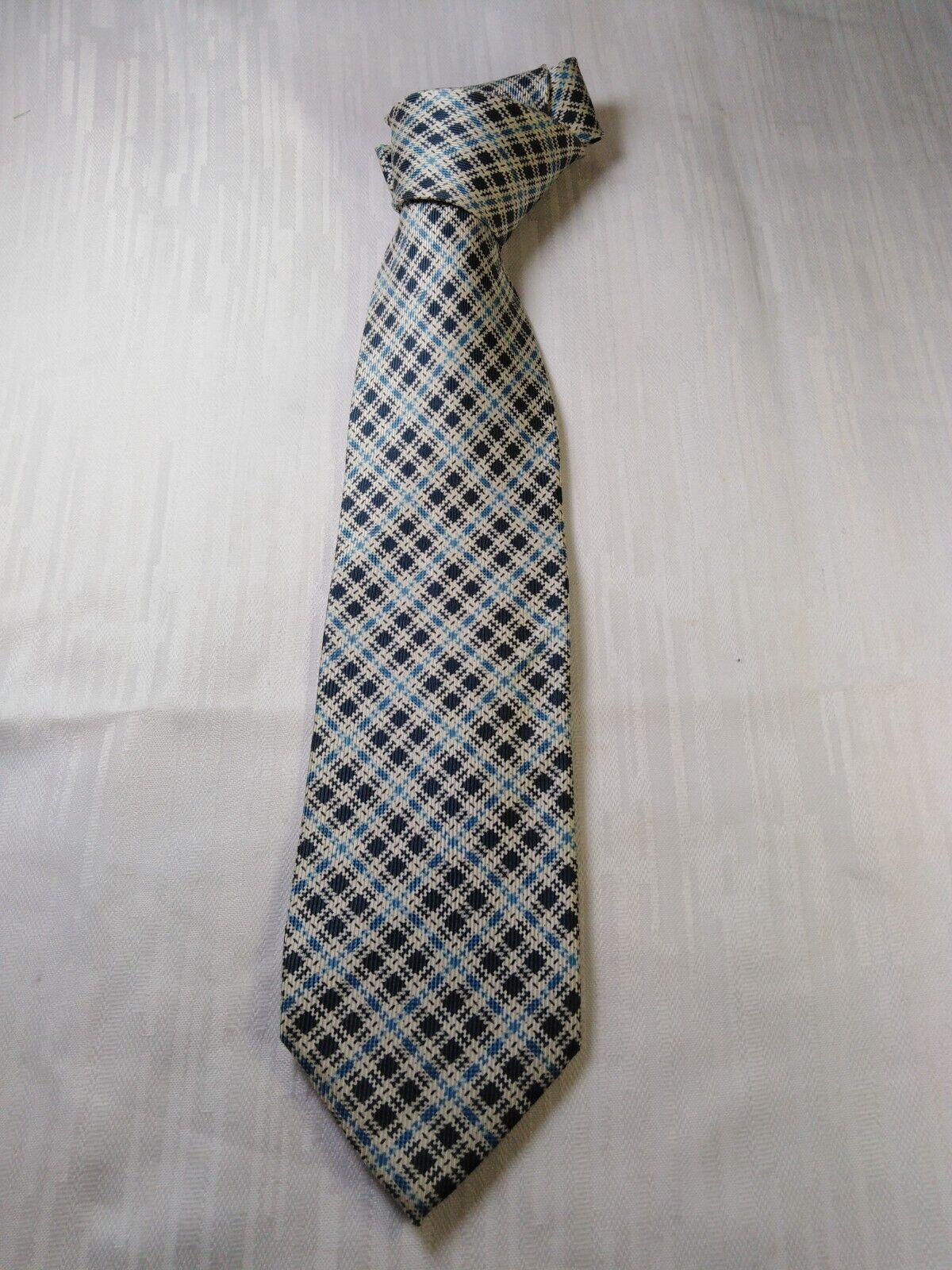 MICKY 100% SETA SILK TIE CRAVATTA NECKTIE ITALY VINTAGE CLASSIC