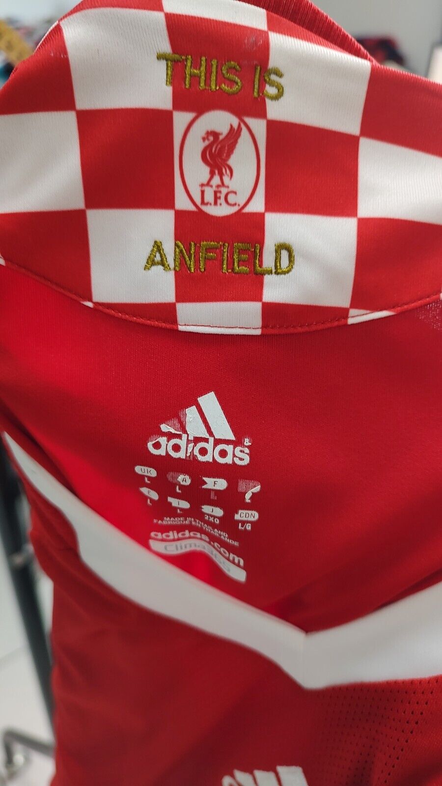 ADIDAS LIVERPOOL COMPLETO CALCIO UOMO Tg L FOOTBALL JERSEY SPORT VINTAGE CALZINI