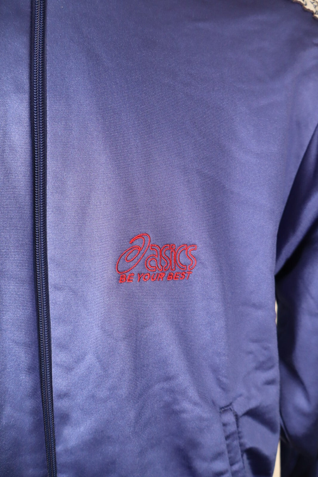 ASICS TUTA COMPLETA DUE PEZZI Tg. 50 TRACKSUIT JACKET PANTS UOMO SPORT