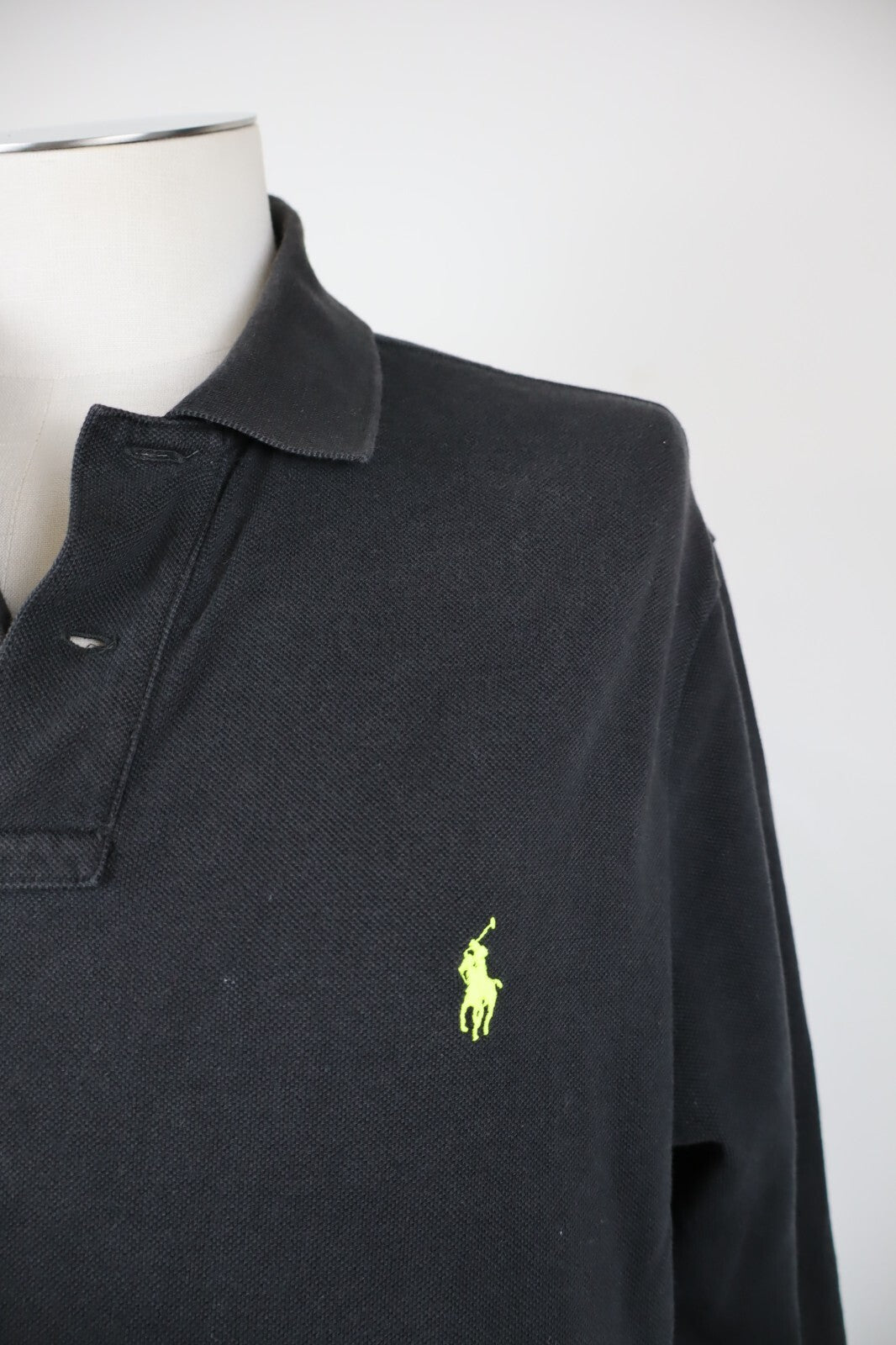 RALPH LAUREN POLO MAGLIA UOMO COTONE TG. XL SLIM MAN COTTON SHIRT CASUAL VINTAGE