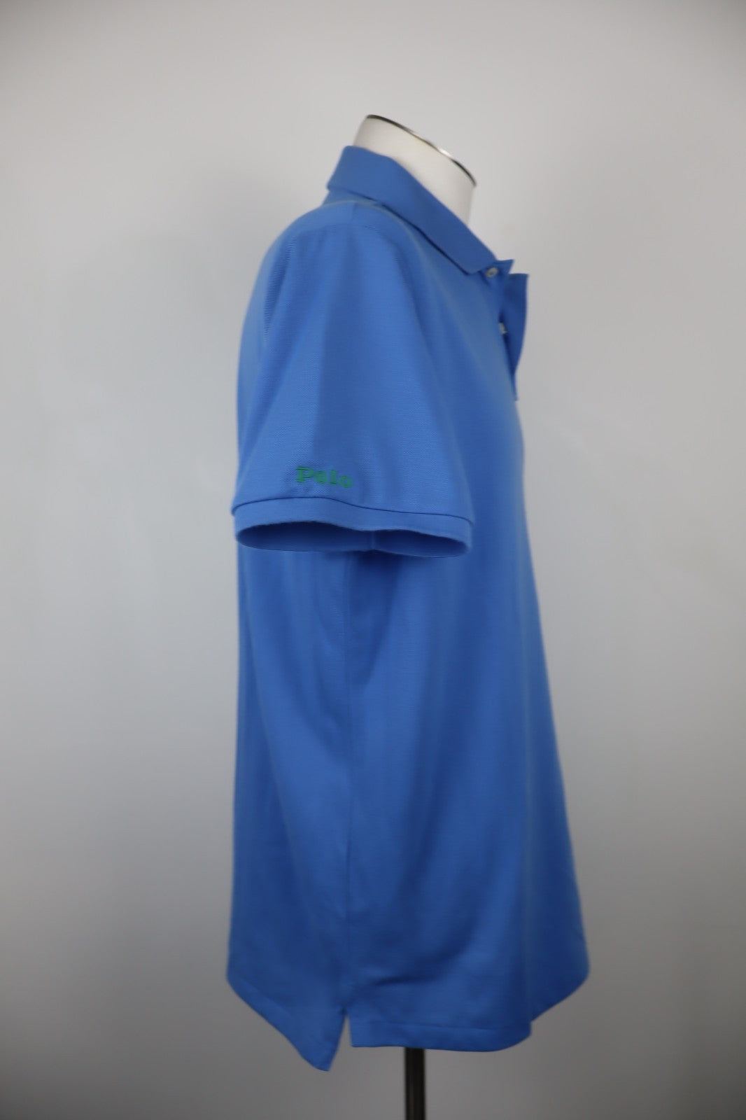 RALPH LAUREN MAGLIA POLO UOMO COTONE TG. XL MAN COTTON SHIRT BLU CASUAL LOGO
