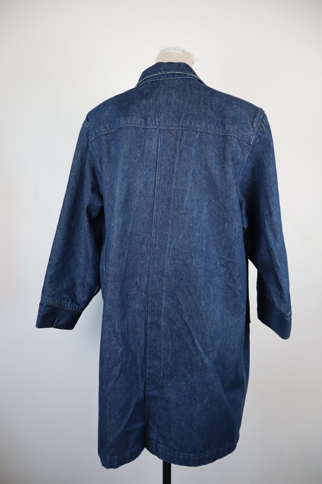 ENRICO COVERI GIUBBINO SPALLINE JEANS DENIM DONNA L WOMAN CASUAL JACKET VINTAGE