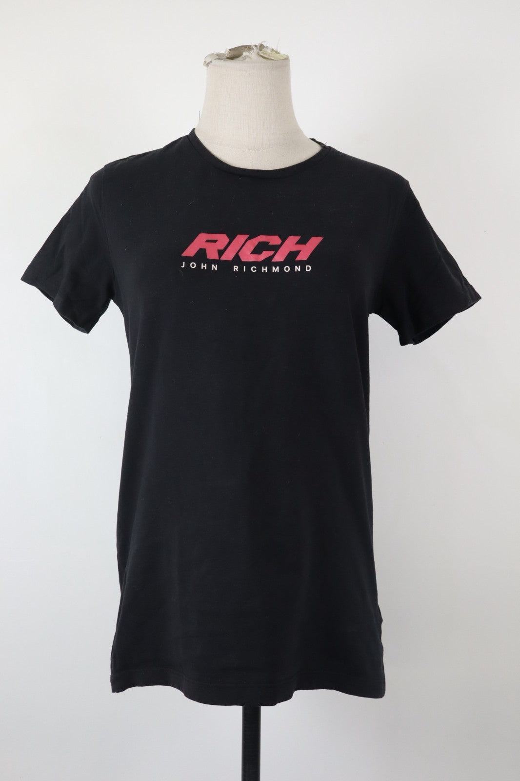 JOHN RICHMOND MAGLIA DONNA TG. L WOMAN CASUAL VINTAGE T-SHIRT COTONE