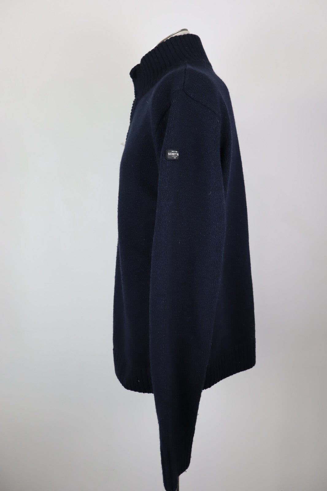 SCHOTT MAGLIONE LANA VINTAGE UOMO Tg. 3XL MAN WOOL SWEATER CASUAL