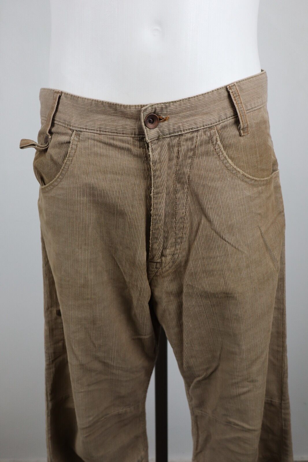 ENERGIE PANTALONE UOMO CASUAL TG. 43 MAN VINTAGE PANTS VELLUTO