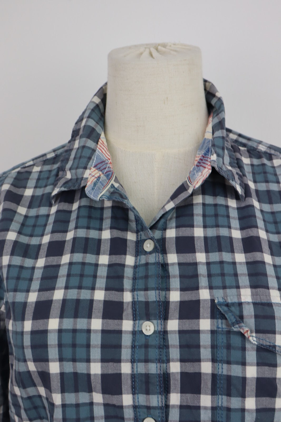 TOMMY HILFIGER CAMICIA DONNA TG. L WOMAN SHIRT CASUAL VINTAGE COTONE COTTON
