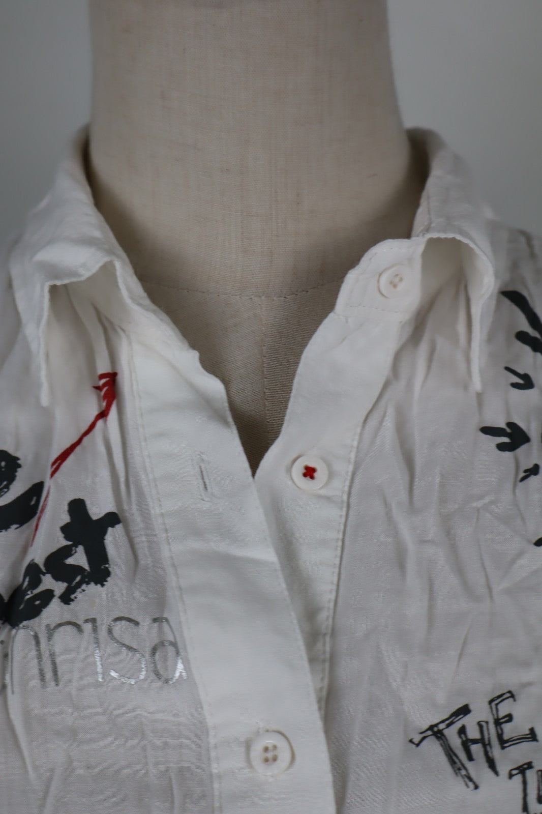 DESIGUAL CAMICIA  DONNA TG. XL WOMAN SHIRT CASUAL VINTAGE ELASTICI