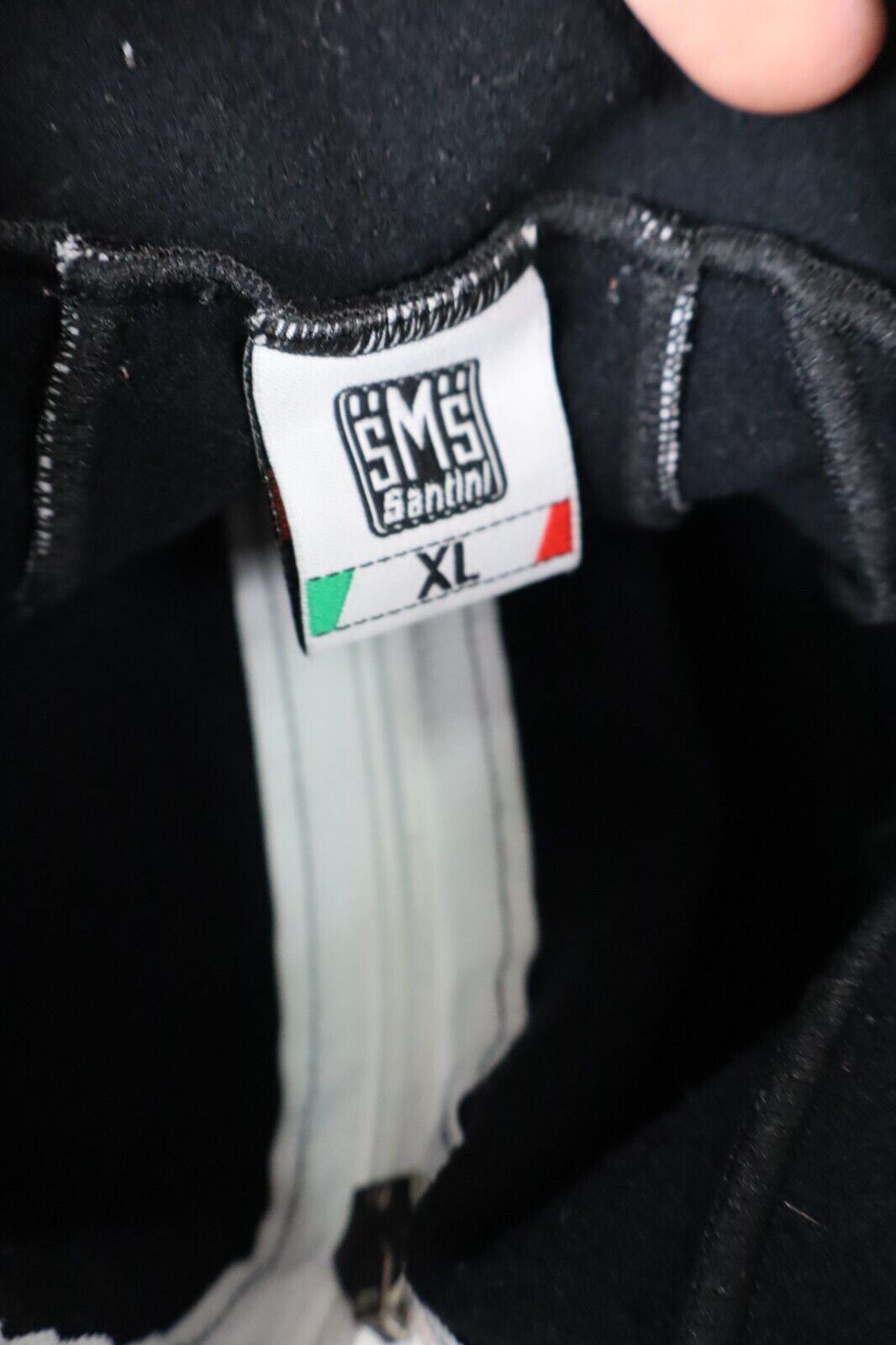 SMS SANTINI GIUBBINO GIACCA SPORT CICLISMO UOMO Tg XL MAN VINTAGE JACKET