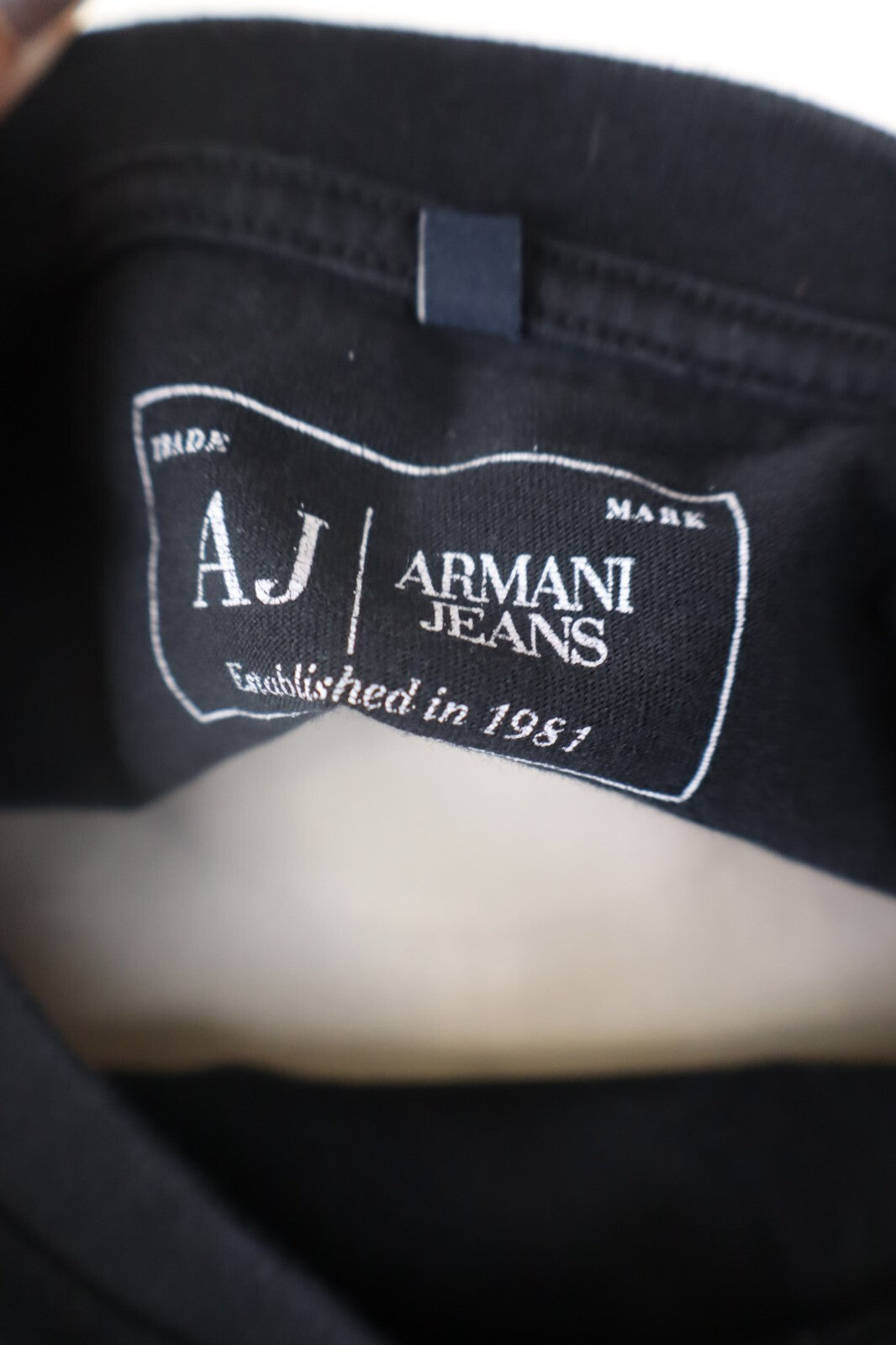 AJ ARMANI JEANS MAGLIA COTONE UOMO TG. M MAN COTTON SHIRT CASUAL VINTAGE