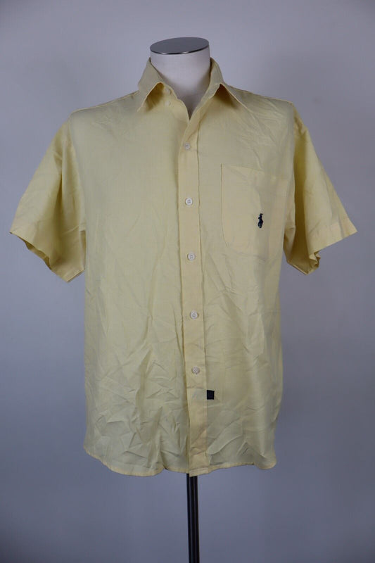 RALPH LAUREN CAMICIA UOMO TG. M MAN CASUAL VINTAGE SHIRT COTONE COTTON
