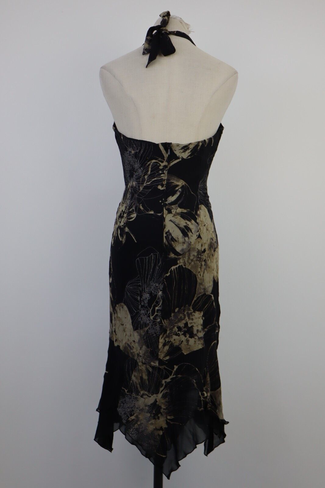 VERA MONT VESTITO DONNA TG 38 WOMAN RETRO' LUXURY VINTAGE CHIFFON Y2K 2000'S