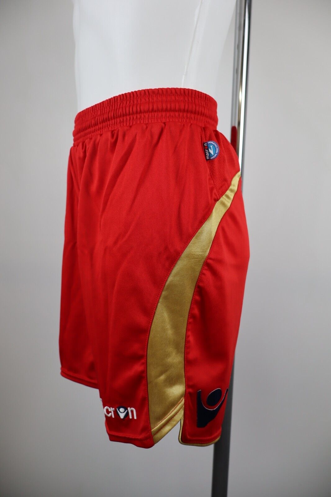MACRON NAPOLI PANTALONCINI CALCIO SPORT UOMO TG S VINTAGE MEN SHORTS