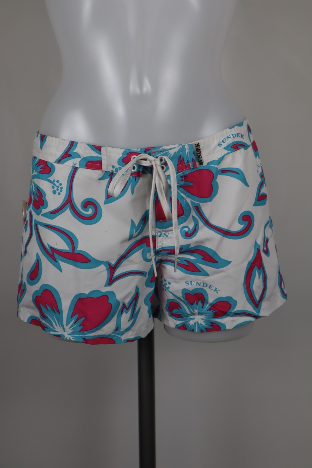 SUNDEK PANTALONCINO DONNA TG 0 WOMAN VINTAGE SHORTS CASUAL MARE COSTUME