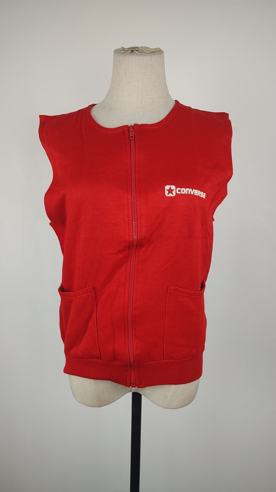 CONVERSE MAGLIONE SMANICATO CARDIGAN DONNA Tg M WOMAN CASUAL VINTAGE SWEATER