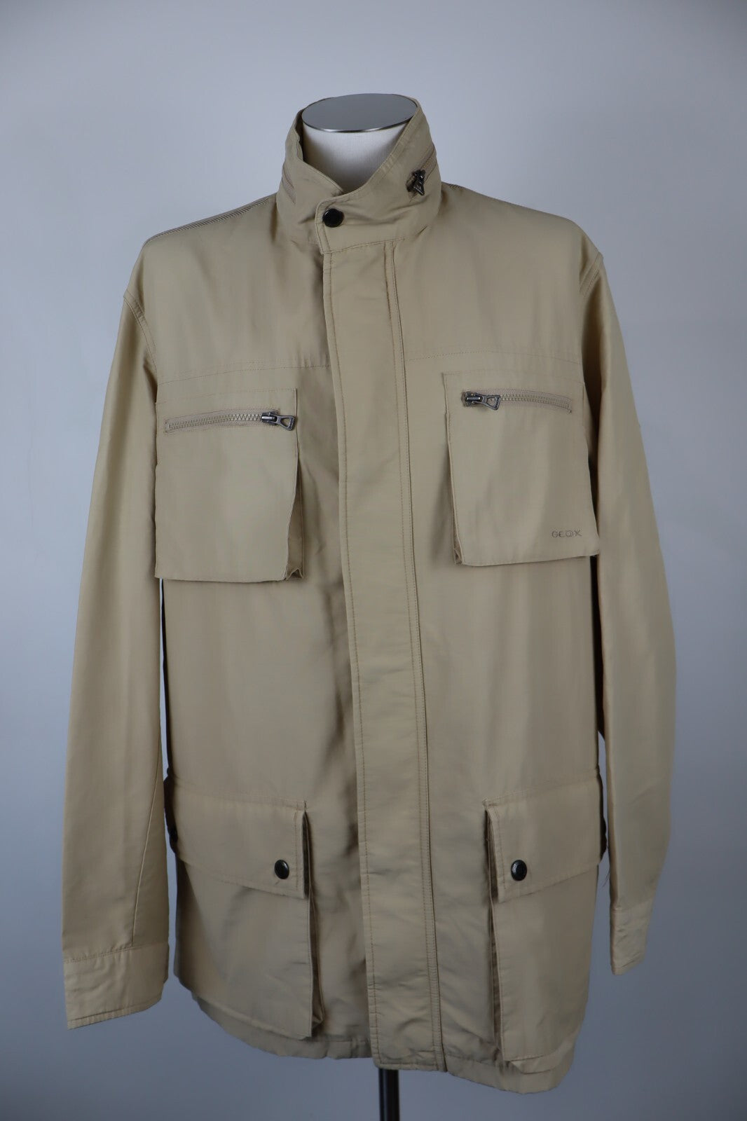 GEOX RESPIRA GIUBBINO LEGGERO UOMO Tg 54 MAN CASUAL GIACCA VINTAGE JACKET