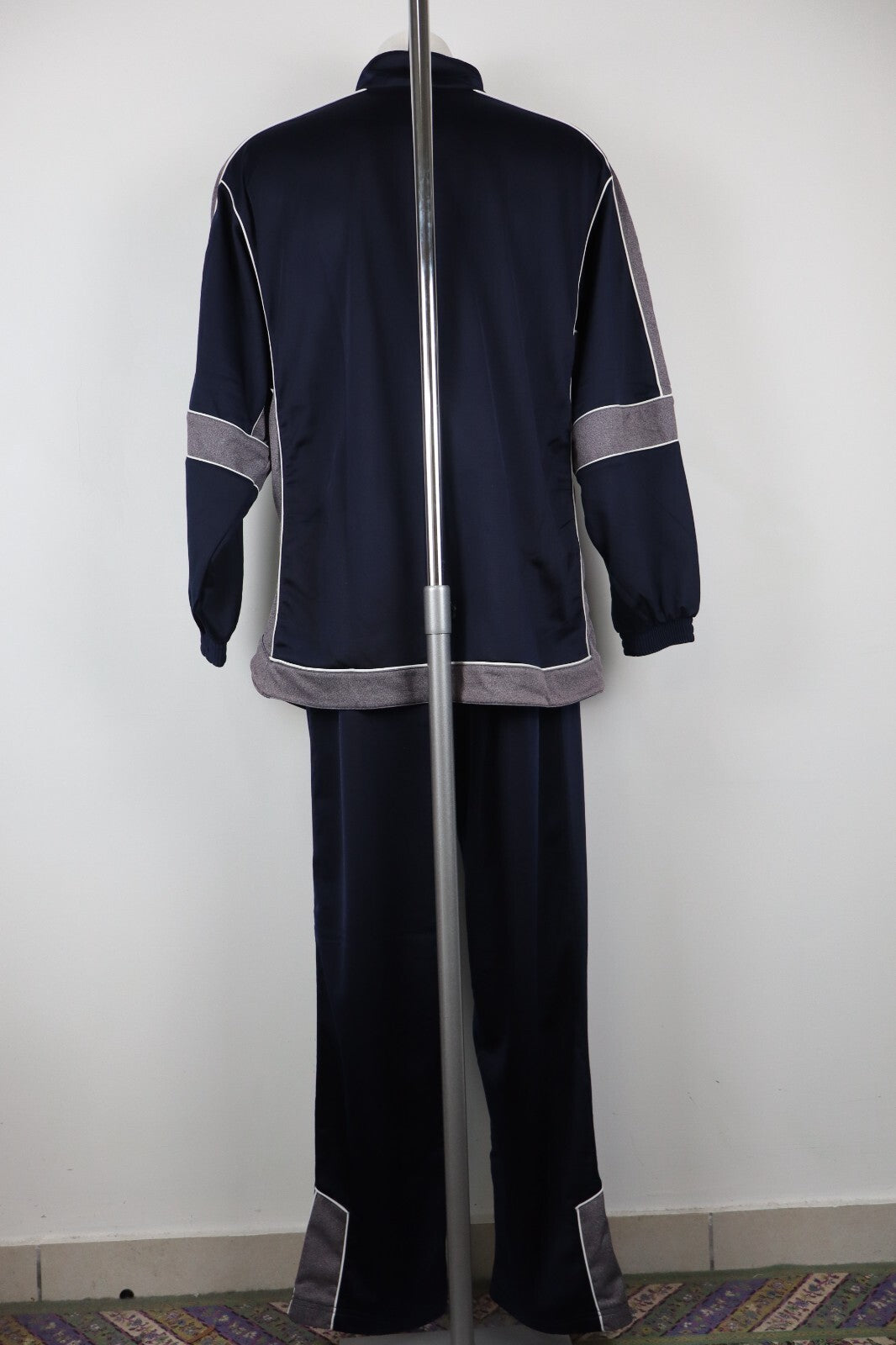 REEBOK TUTA COMPLETA DUE PEZZI Tg. 4 TRACKSUIT JACKET PANTS UOMO SPORT