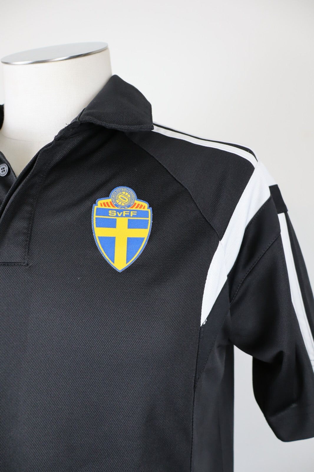 ADIDAS SVEZIA POLO MAGLIA CALCIO UOMO Tg M SOCCER TRIKOT MAN JERSEY SPORT