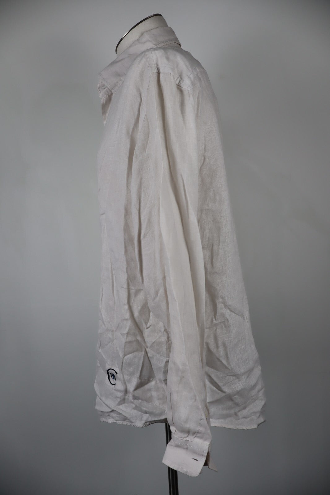 CERRUTI 1881 UOMO MAN CAMICIA SHIRT TG. XL LINO LINEN CASUAL VINTAGE