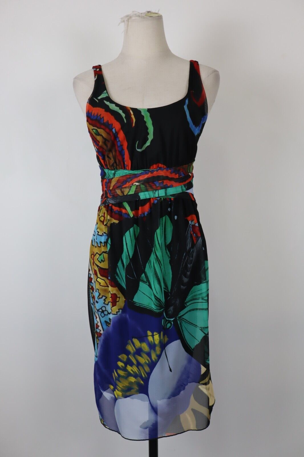 DESIGUAL VESTITO DONNA TG. XS WOMAN CASUAL VINTAGE DRESS
