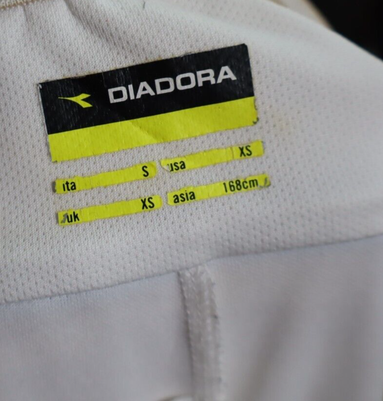 DIADORA NAPOLI PANTALONE TUTA CALCIO SPORT UOMO TG S VINTAGE MAN PANTS