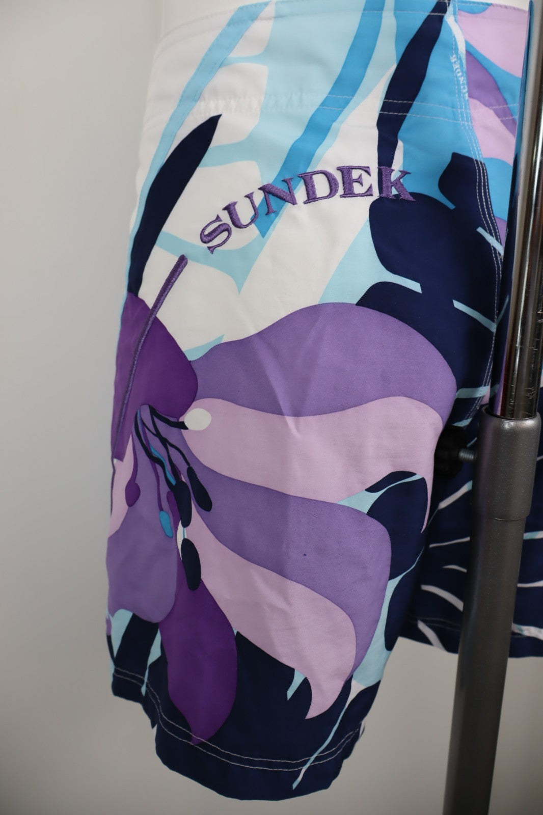 SUNDEK COSTUME PANTALONCINO MARE UOMO TG 36 MAN SWIMSUIT VINTAGE CASUAL LOGO