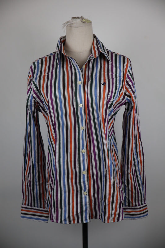 BROOKSFIELD CAMICIA  DONNA TG. 48 WOMAN SHIRT CASUAL VINTAGE COTONE COTTON